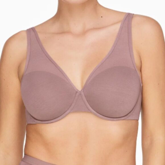 ThirdLove Womens Cotton Perfect Coverage Bra size 42C NWT In Twilight - Picture 2 of 5